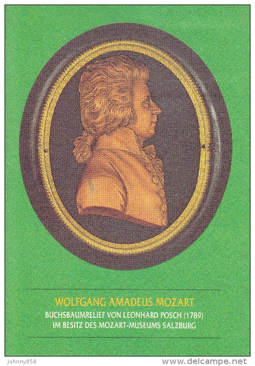 1991, 85. Ballonpostflugkarte Pro-Juvente "Mozart" - Par Ballon