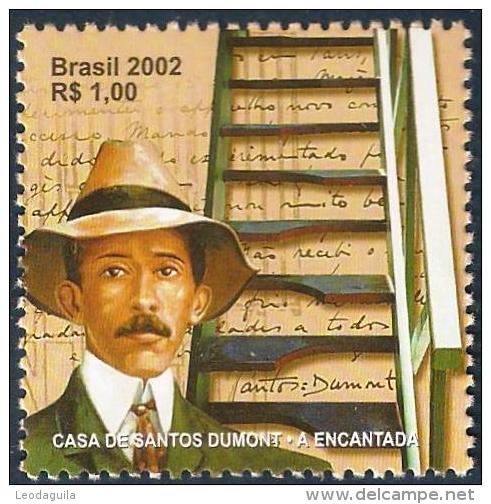 BRAZIL #2851b  -  ALBERT SANTOS DUMONT -  2002 - Ungebraucht