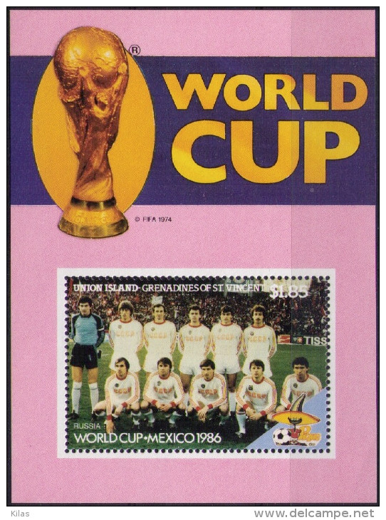 GRENADA OF ST VINCENTS 1986 World Cup Mexico 86 MNH - 1970 – Mexico