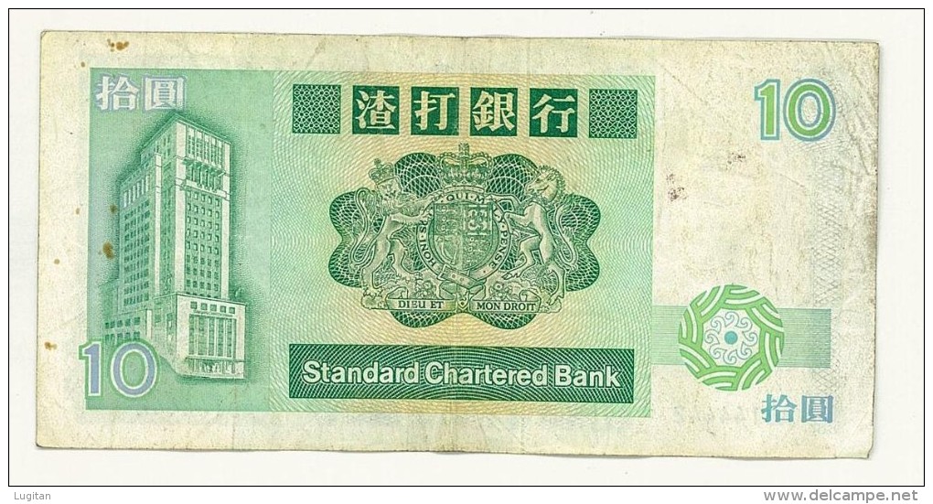 HONG KONG - 10 DOLLARS - TEN DOLLARS 1986 - AB144442 - STANDARD CHARTERED BANK - Hong Kong
