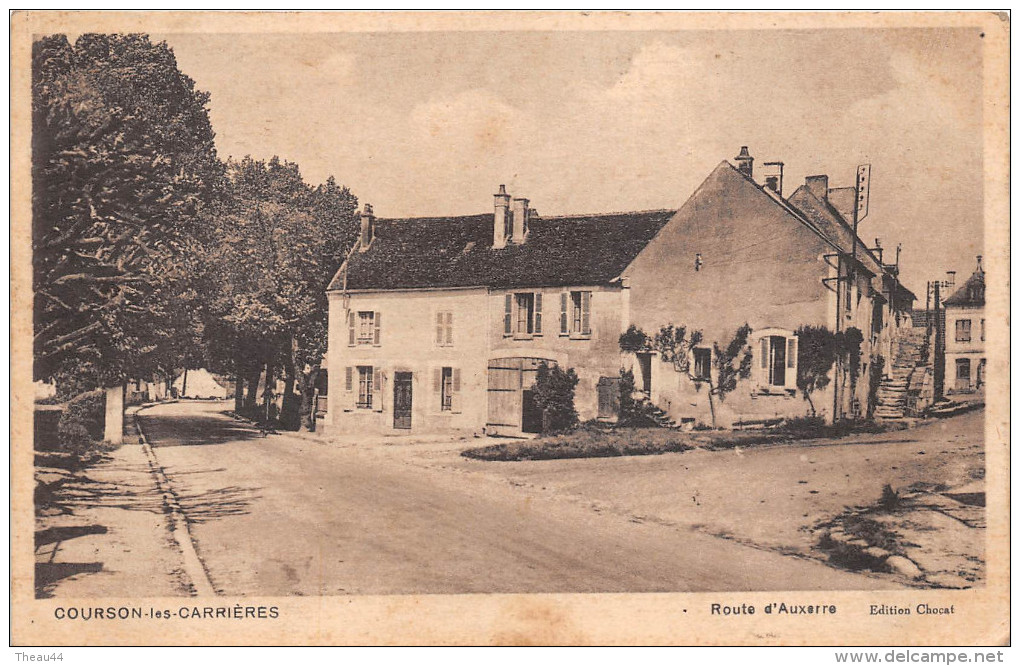 ¤¤  -  COURSON-les-CARRIERES   -   Route D'Auxerre   -  ¤¤ - Courson-les-Carrières