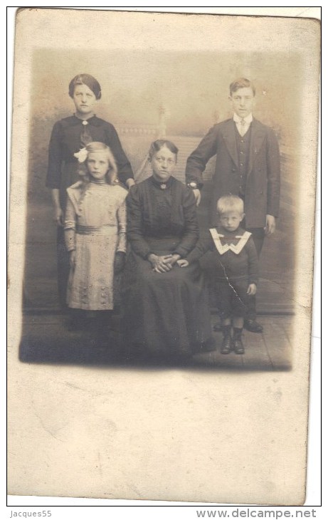 Carte -photo-famille Dujardin-seclin - Seclin