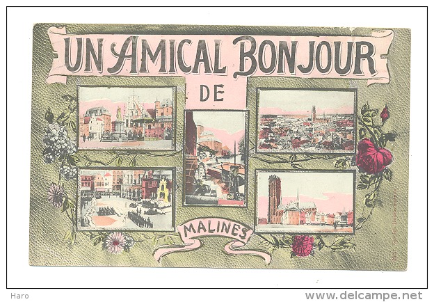 Un Amical Bonjour De Malines - Mechelen   (Y318)b146 - Malines