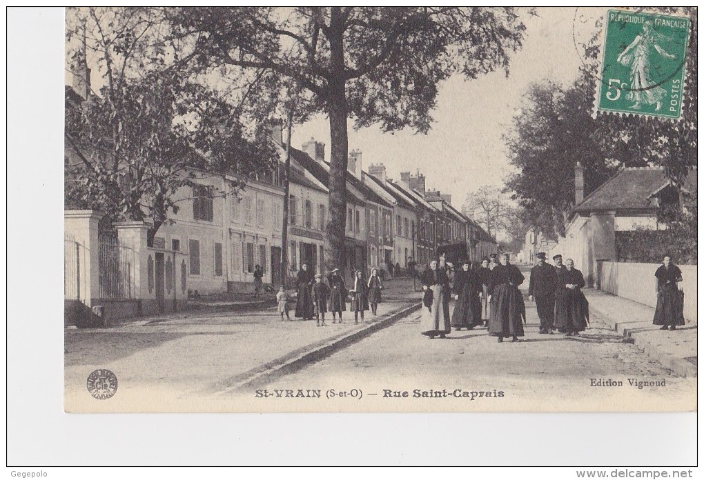 SAINT VRAIN  -  Rue Saint-Caprès - Saint Vrain