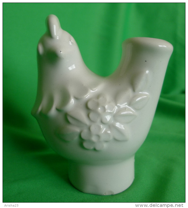 Vintage Helsingborg Deco Keramik Design Rosa Ljung ? Bird Cock Ceramic VASE Pot - Autres & Non Classés