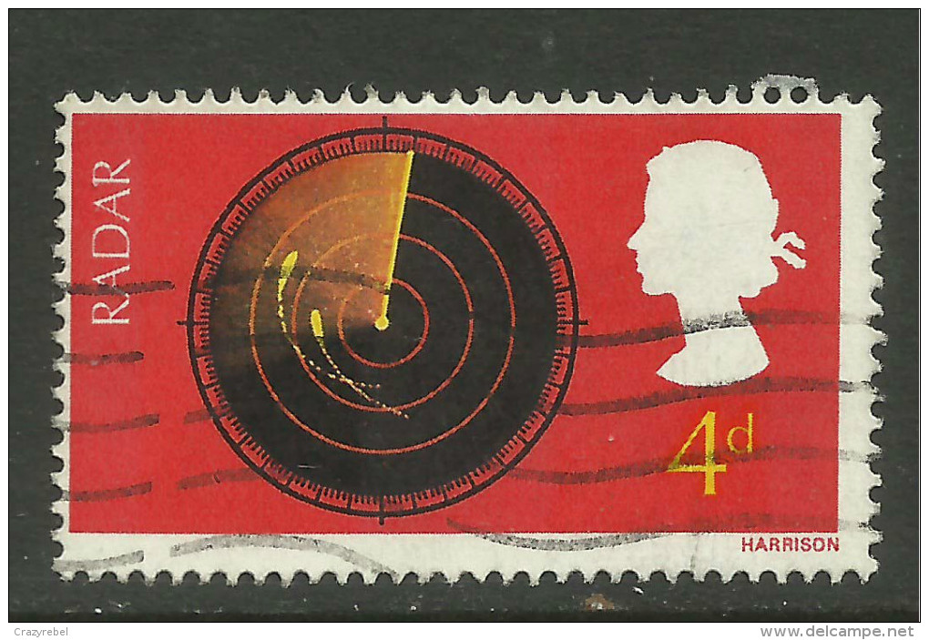 GB 1967 QE2 4d Inventions ERROR Frame Shift Left & Up SG 752.. (1420 ) - Errors, Freaks & Oddities (EFOs