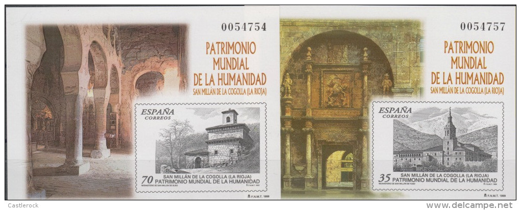 RO)1999 SPAIN, WORLD HERITAGE, MONASTERY, PROOF, XF - Essais & Réimpressions