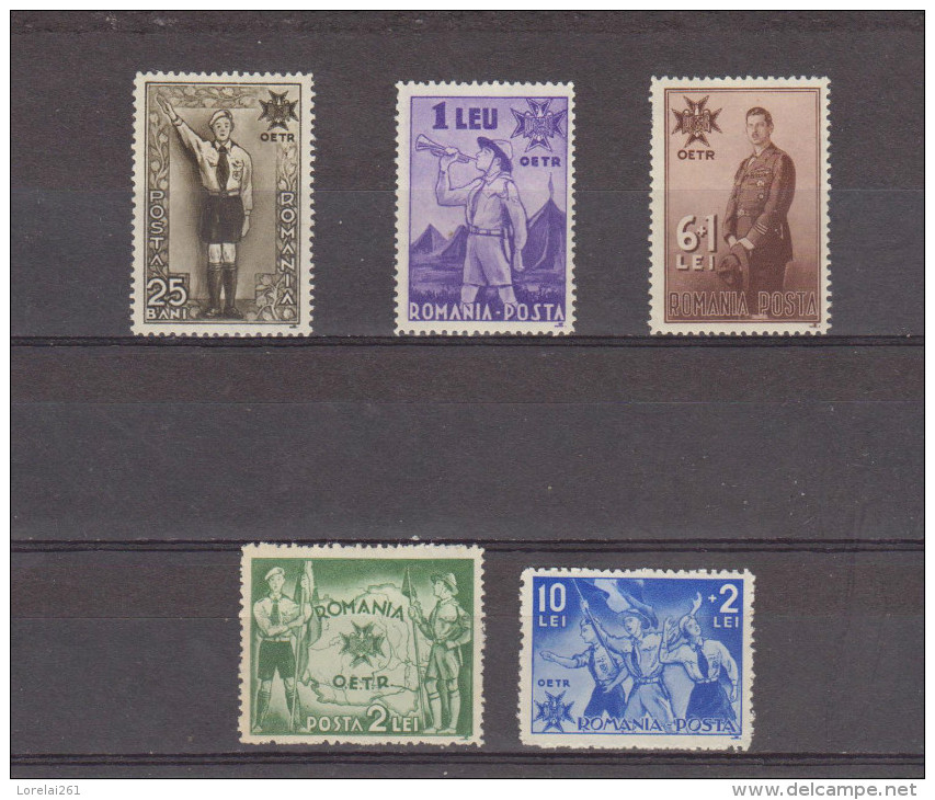 1935 - 5 Anniv De L Avenement De Charles II  Mi 484/488 Et Yv 481/485 (75 Euro/Michel) MH / MNH - Ungebraucht