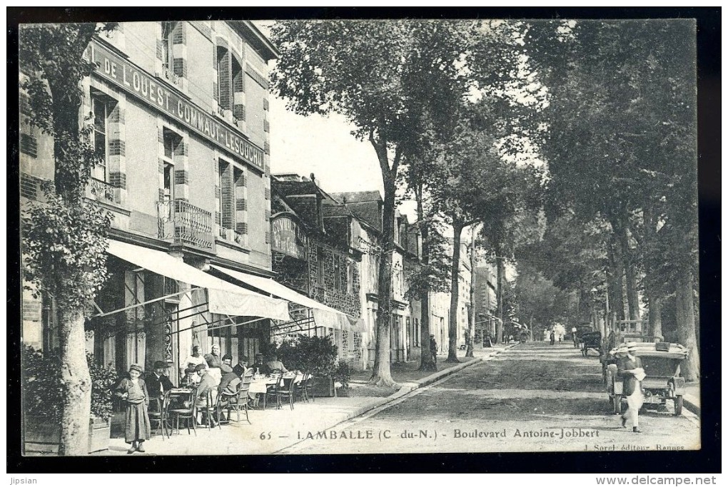 Cpa Du 22 Lamballe  Boulevard Antoine Jobbert   MAI9 - Lamballe