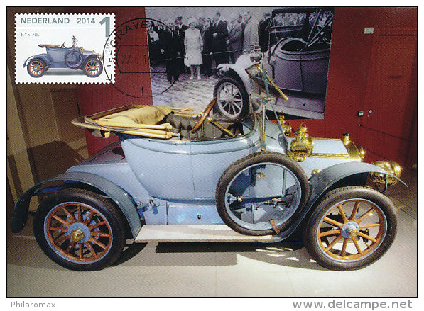 D16925 CARTE MAXIMUM CARD FD 2014 NETHERLANDS - EIJSINK 1912 - OLDTIMER LOUWMAN MUSEUM THE HAGUE CP ORIGINAL - Autos