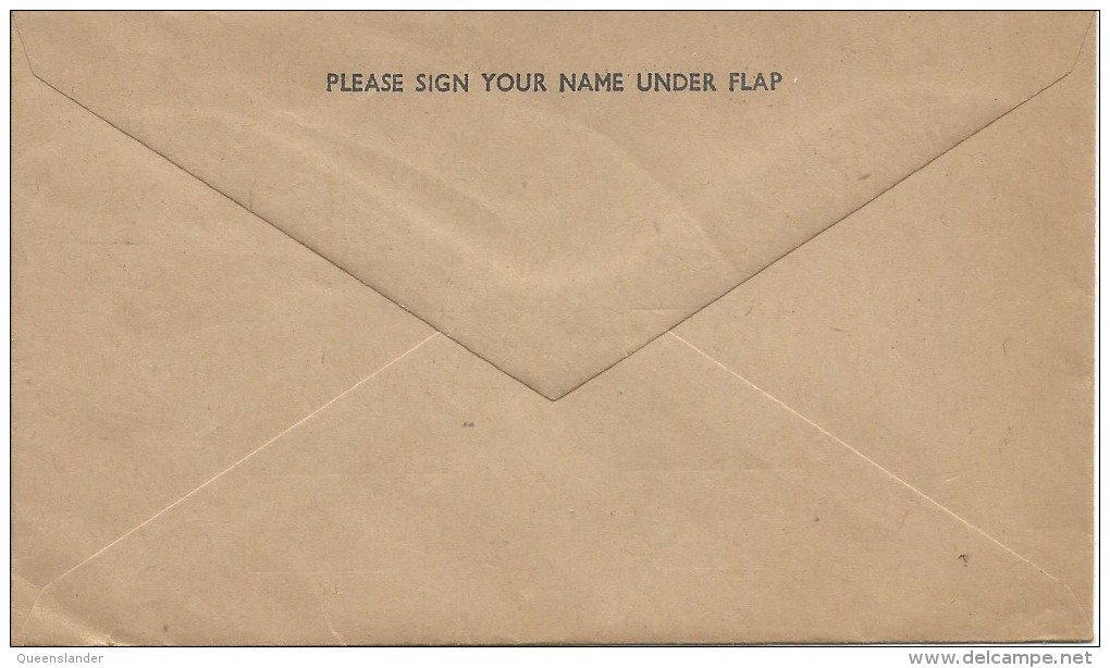 1950's/60's 3d Purple QE 11 Small Envelope Addressed But Unused   Front & Back Shown - Stamped Stationery, Airletters & Aerogrammes