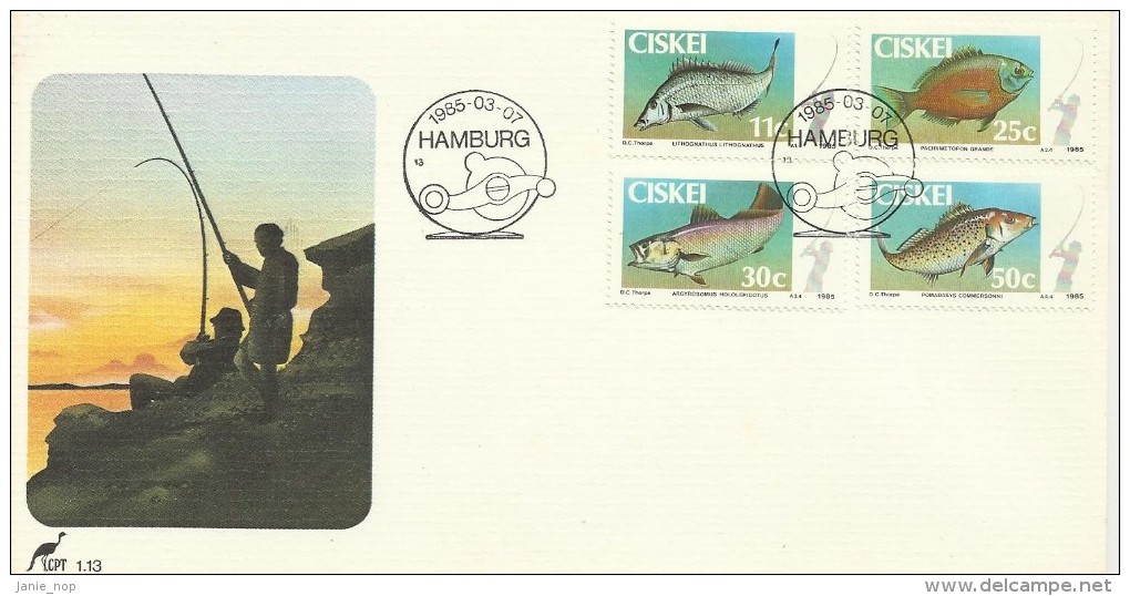 Ciskei 1985 Fish FDC - Ciskei