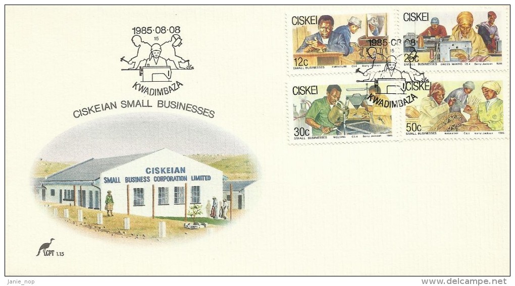 Ciskei 1985 Small Business FDC - Ciskei