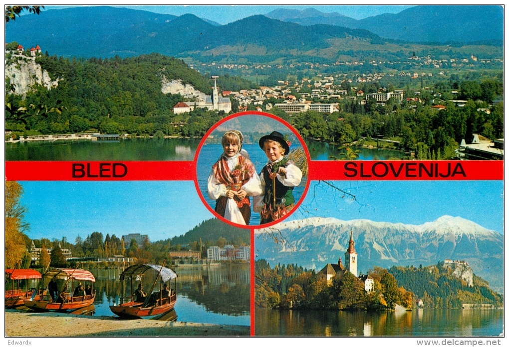 Bled, Slovenia Postcard Posted 1974 Stamp - Slovenia
