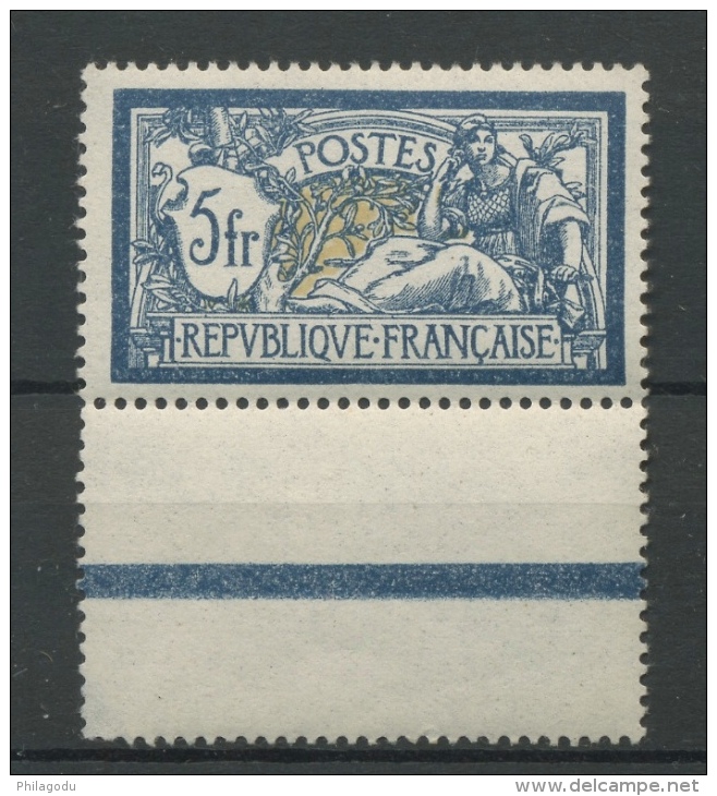 123 **  France 5F Merson Luxe  Cote 325 E    BON Centrage - Unused Stamps