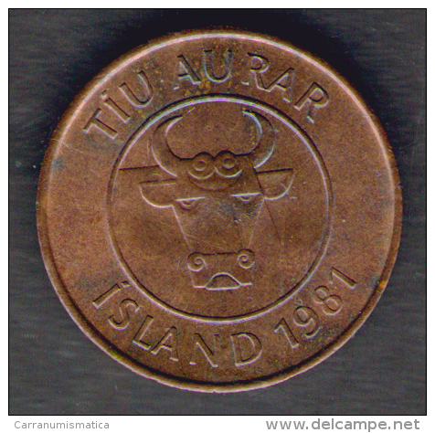 ISLANDA 10 AURAR 1981 - Iceland