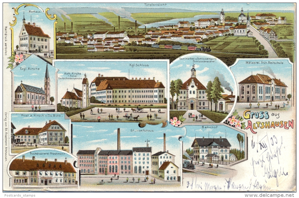 Altshausen, Farb-Litho, 1903 - Ravensburg