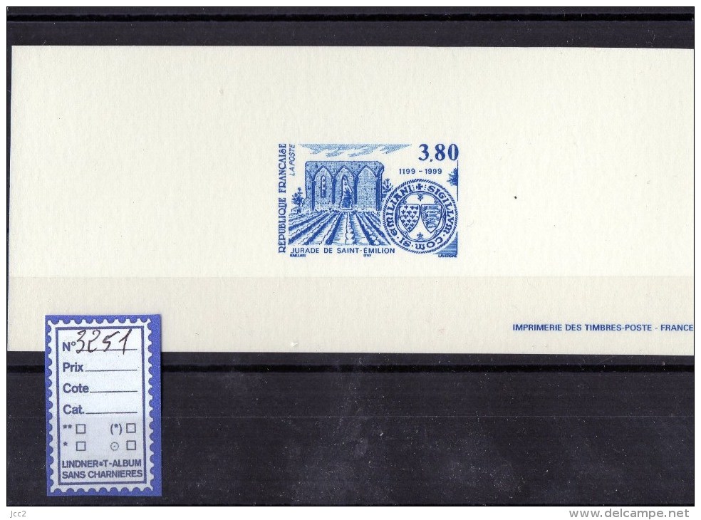 Gravure De L´Imprimerie Des Timbres-Postes N°3251 - Unused Stamps