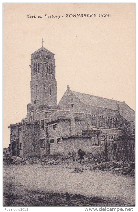 ZONNEBEKE : Kerk En Pastorij - Zonnebeke