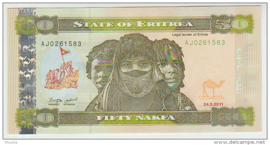 Eritrea  50 Nakfa 2011 Pick 9 UNC - Erythrée