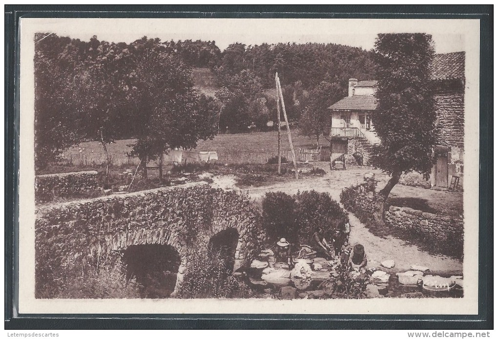 - CPA 43 - Loudes, Lavoir Et Moulin De Rochely - Loudes