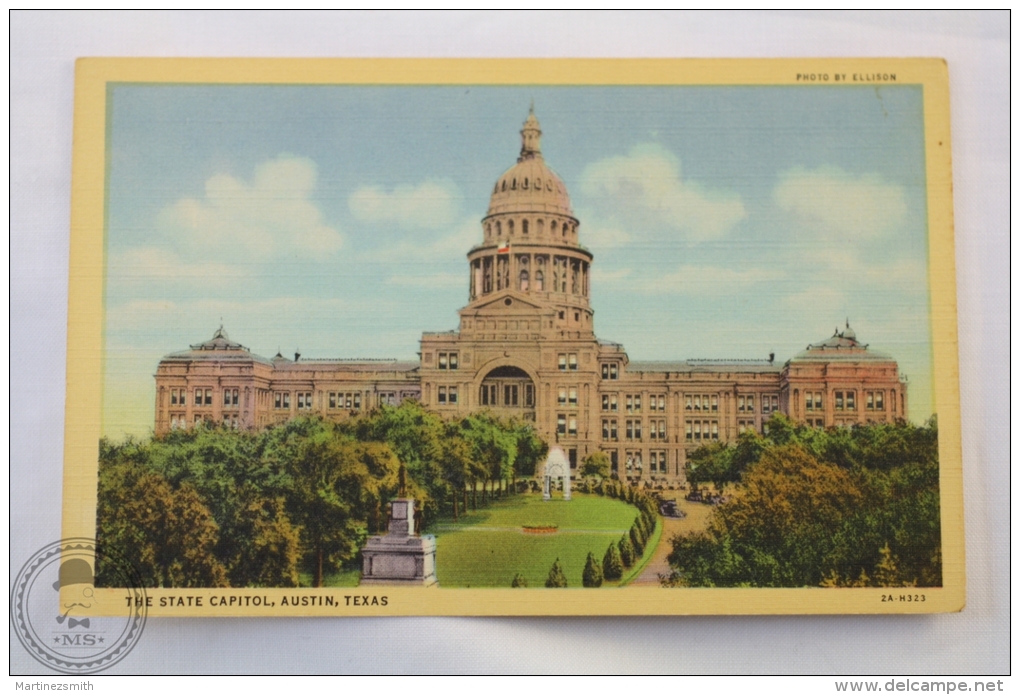 United States Postcard - Texas TX - Austin - The State Capitol - Photo By Ellison - Unposted - Austin