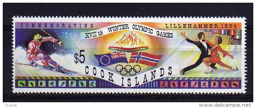 Cook Islands - 1994 - Winter Olympic Games - MNH - Cook