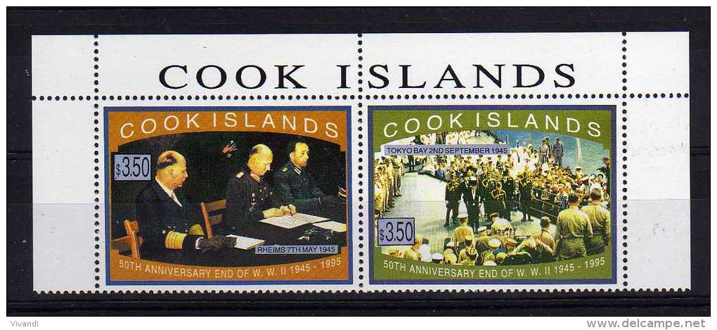 Cook Islands - 1995 - 50th Anniversary Of End Of WWII - MNH - Cook