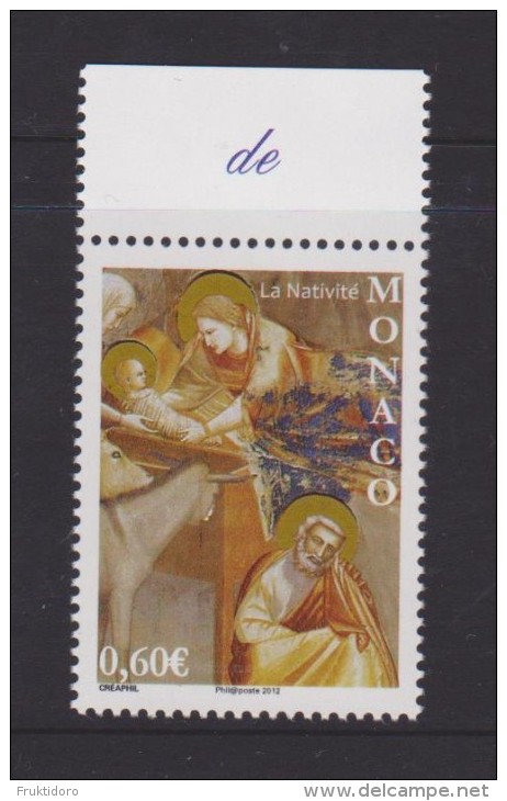 Monaco Mi 3105 Christmas - Holy Family - Painting * * 2012 - Unused Stamps