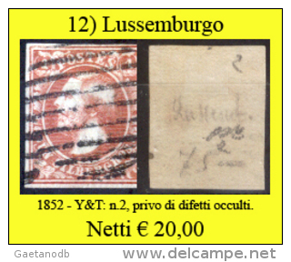 Lussemburgo-012 - 1852 Guillaume III