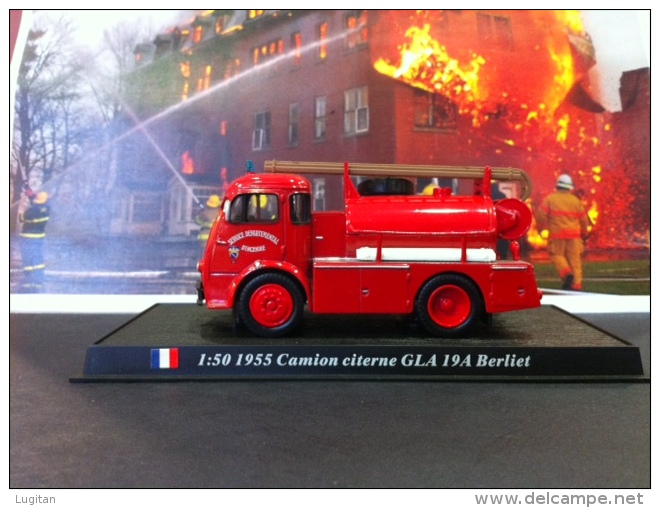 COLLEZIONE CARRI DEI POMPIERI - VIGILI DEL FUOCO DEL PRADO - FRANCIA Fire Engine 1955 Camion Citerne GLA 19A Berliet - Scale 1:72