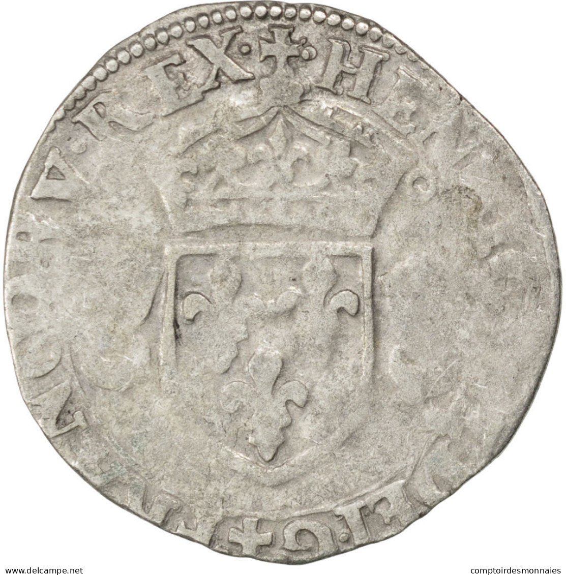 Monnaie, France, Douzain, 1550, Montélimar, TB, Billon, Sombart:4380 - 1547-1559 Henry II