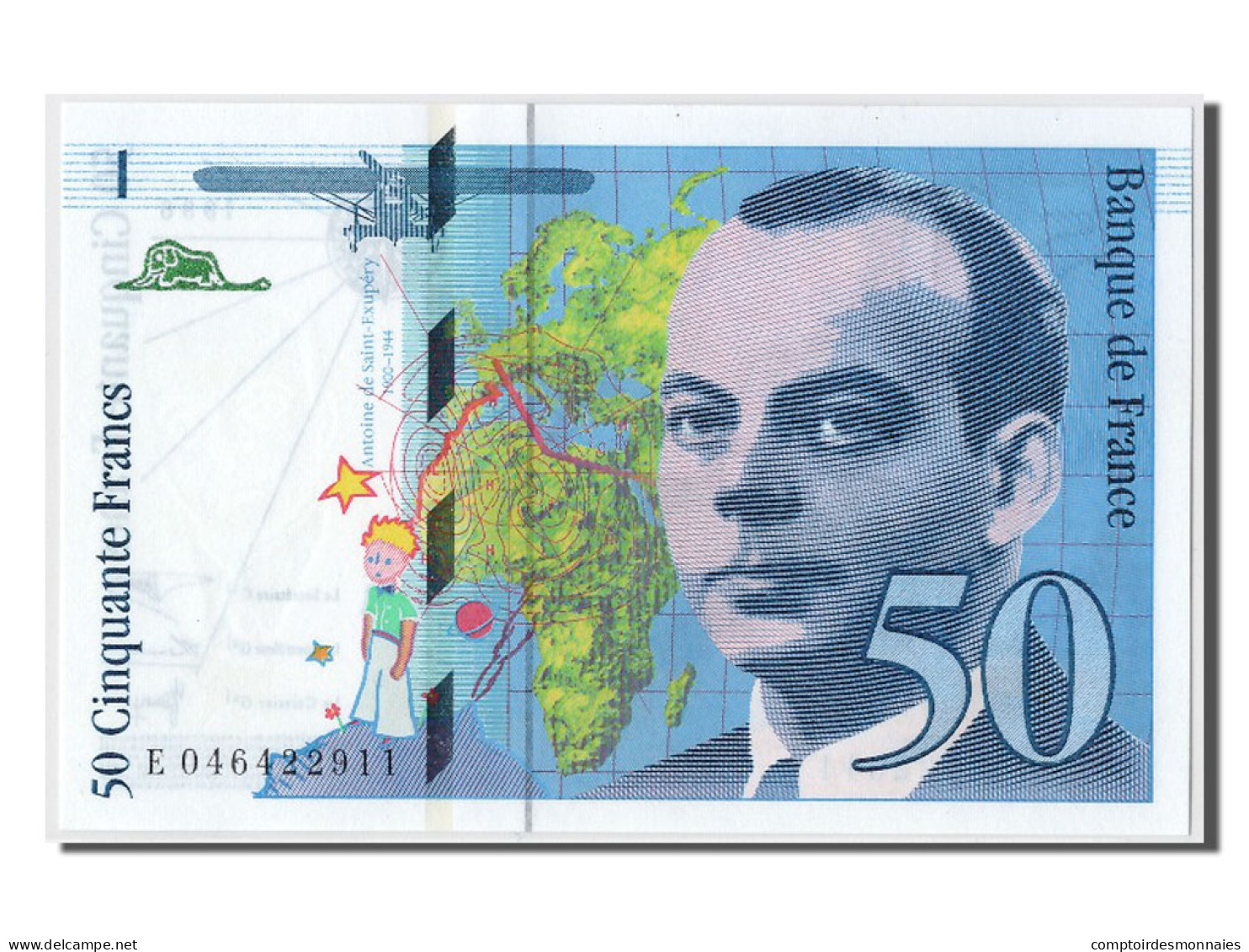 Billet, France, 50 Francs, 50 F 1992-1999 ''St Exupéry'', 1996, NEUF - 50 F 1992-1999 ''St Exupéry''