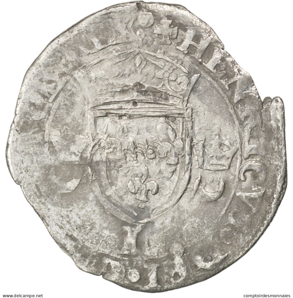 Monnaie, France, Douzain, 1549, Limoges, TB, Billon, Sombart:4380 - 1547-1559 Henri II