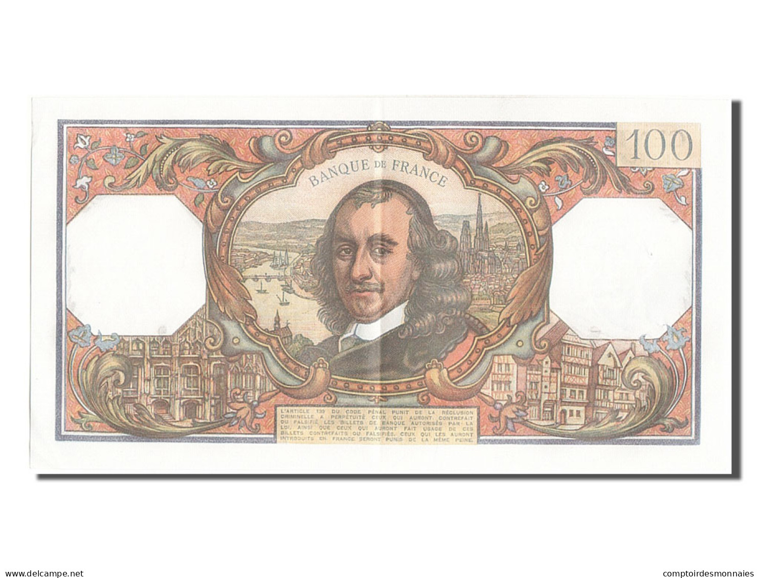 Billet, France, 100 Francs, 100 F 1964-1979 ''Corneille'', 1969, 1969-04-03 - 100 F 1964-1979 ''Corneille''