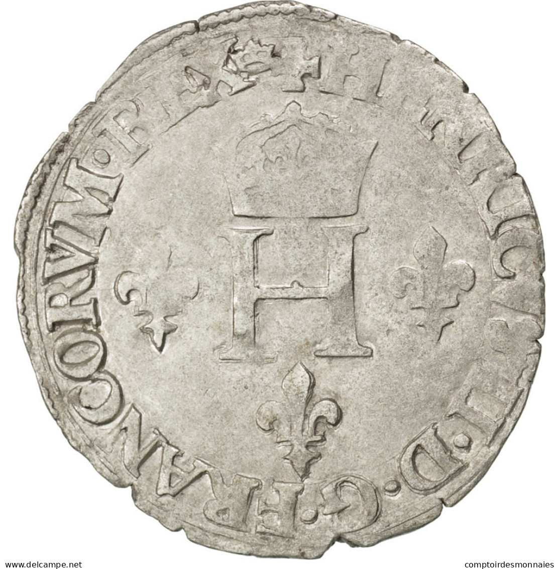 Monnaie, France, Half Groat, 1551, Paris, TTB, Billon, Sombart:4458 - 1547-1559 Henry II