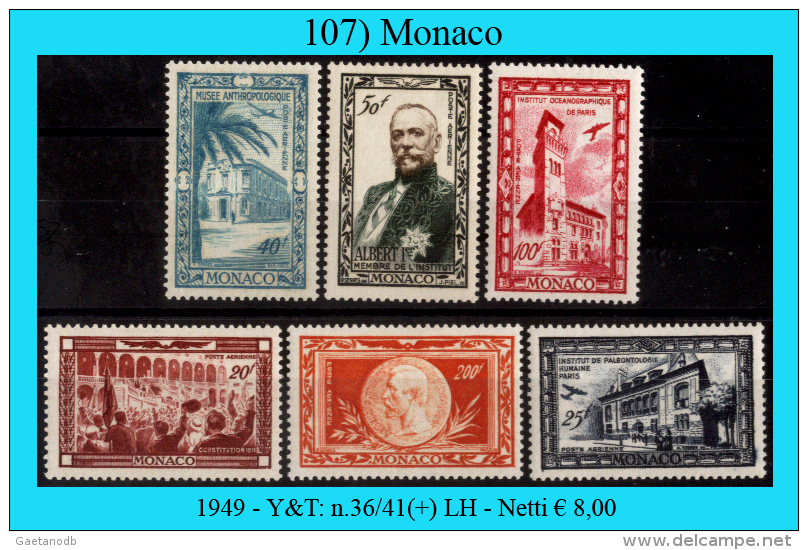 Monaco-107 - Poste Aérienne