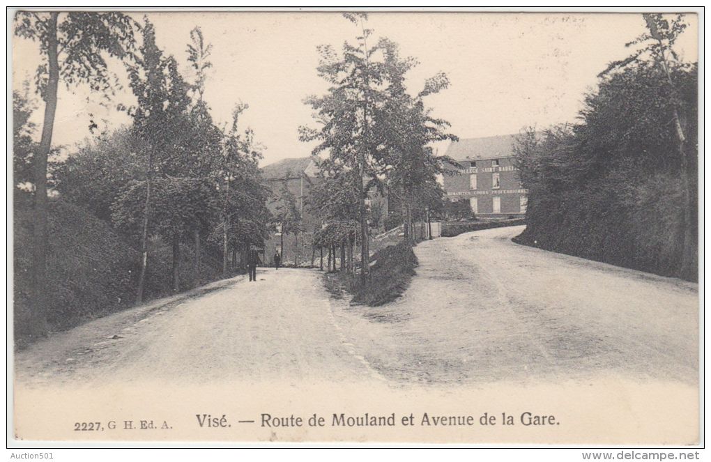 21922g COLLEGE Saint HADELIN - ROUTE De MOULAND Et AVENUE De La GARE - Visé - Wezet