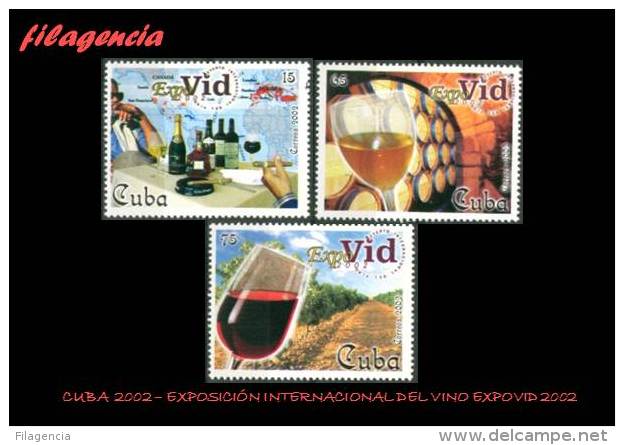 AMERICA. CUBA MINT. 2002 EVENTO INTERNACIONAL DEL VINO EXPOVID 2002 - Unused Stamps