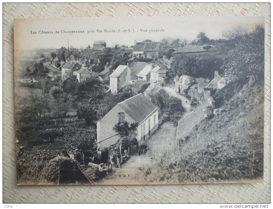 AL6-37- LES COTEAUX DE CHANTERENNE PRES  STE MAURE -VUE GENERALE - Autres & Non Classés