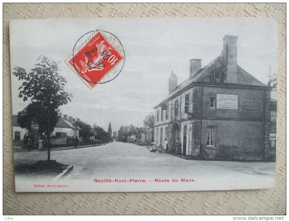 AL6-37- NEUILLE PONT PIERRE -  ROUTE DU MANS - Neuillé-Pont-Pierre