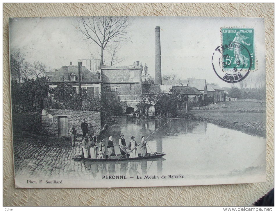 AL6 - 80 - PERONNE -  LE MOULIN DE BELZAISE - Peronne