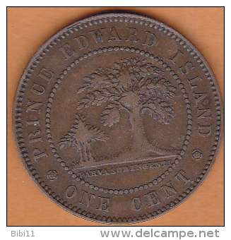 CANADA . PRINCE EDWARD ISLAND . ONE CENT 1871 . VICTORIA - Canada