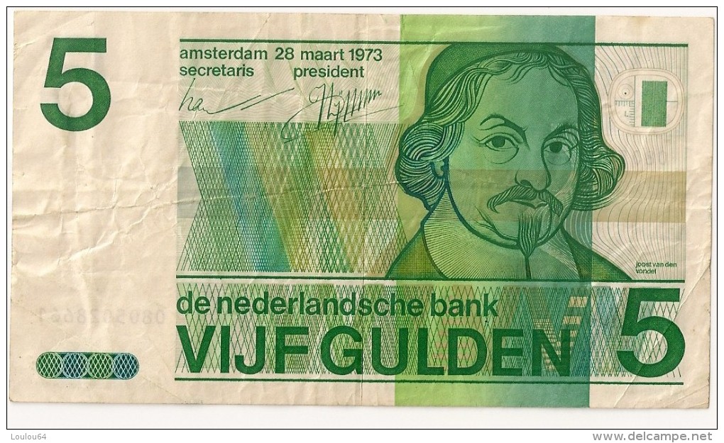 5 Gulden 1973 - PAYS BAS - - 5 Gulden