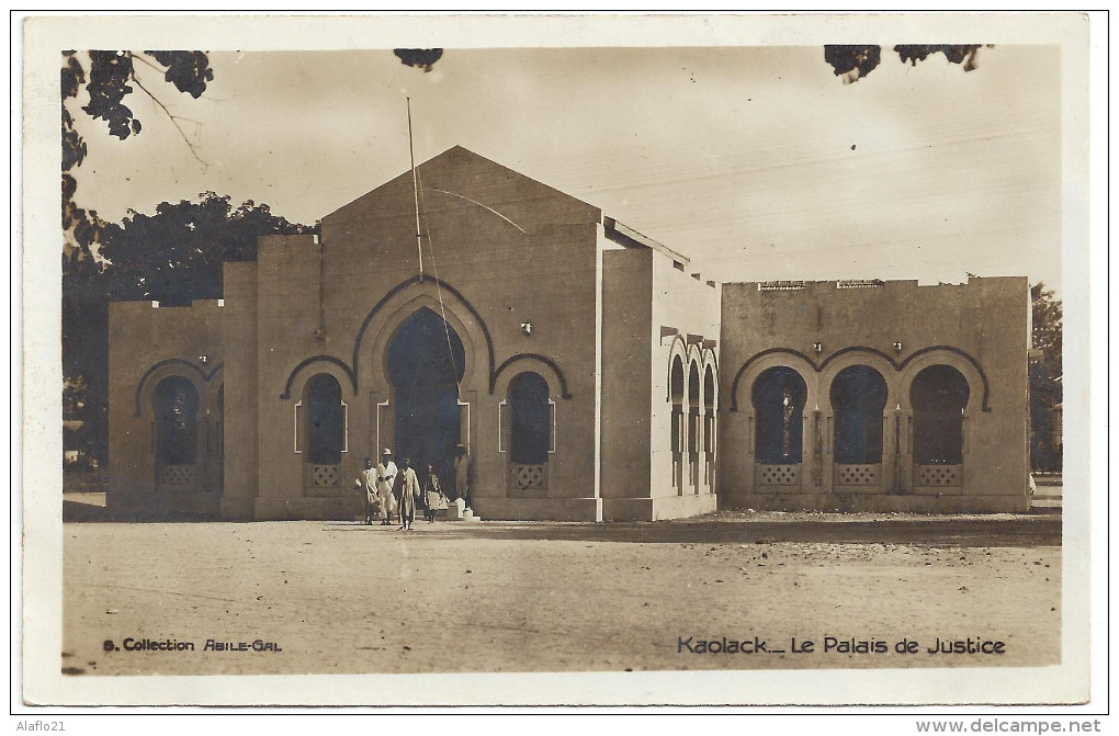 CPA SENEGAL - KAOLACK - CARTE PHOTO - Le Palais De Justice - Senegal