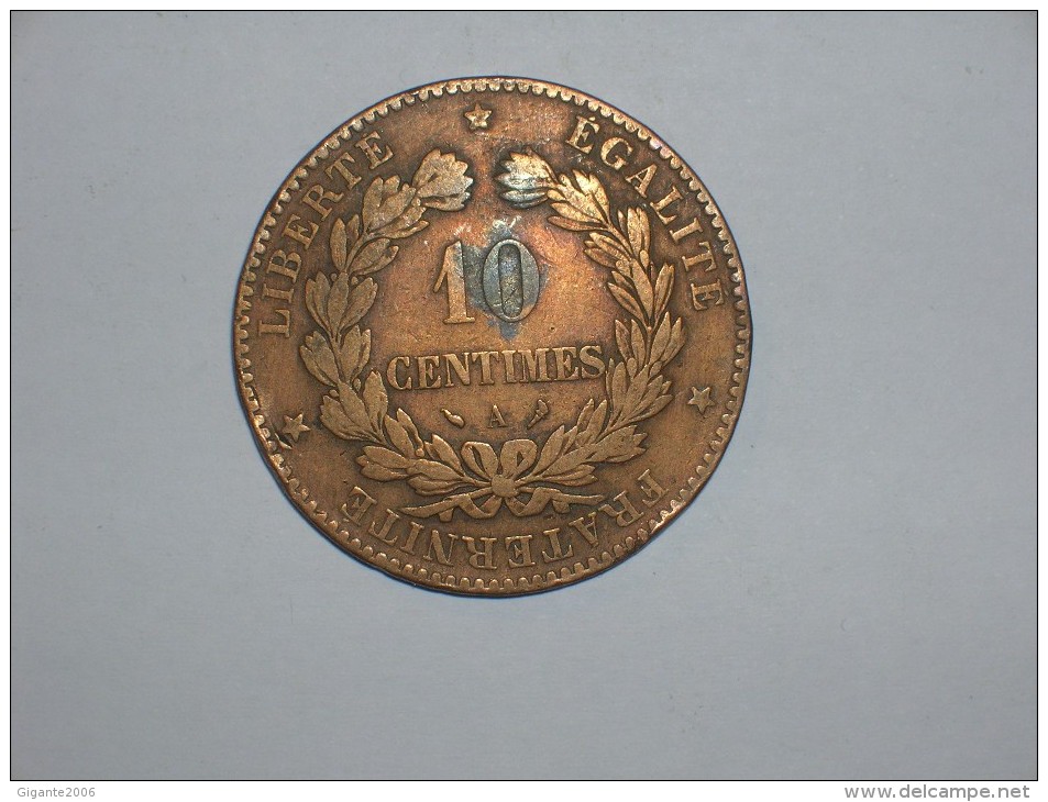 Francia 10 Centimos 1897 A (5384) - Otros & Sin Clasificación
