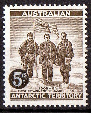 Australian Antarctic 1959 South Magnetic Pole Surcharge MH - Nuovi