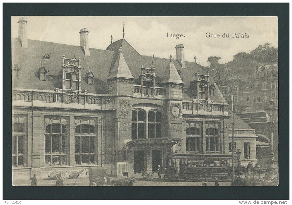 Liège. Gare Du Palais Et Tram à L'avant Plan. - Liege