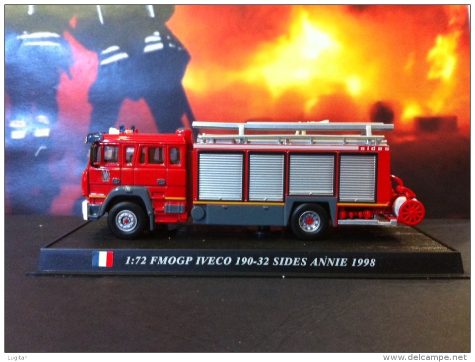 COLLEZIONE CARRI DEI POMPIERI - VIGILI DEL FUOCO DEL  PRADO - FRANCIA FMOGP IVECO 19032 SIDES ANNIE 1998 SCALA 1:72 - Massstab 1:72