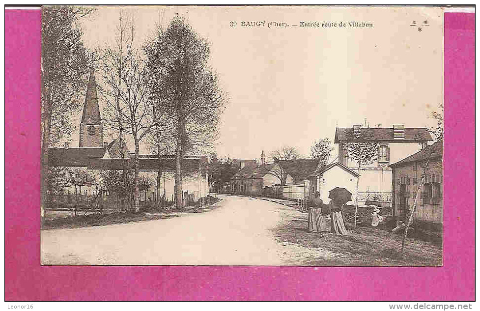 BAUGY   -   ** ENTREE ROUTE DE VILLABON **   -    Editeur : E.M.B.  N° 39 - Baugy